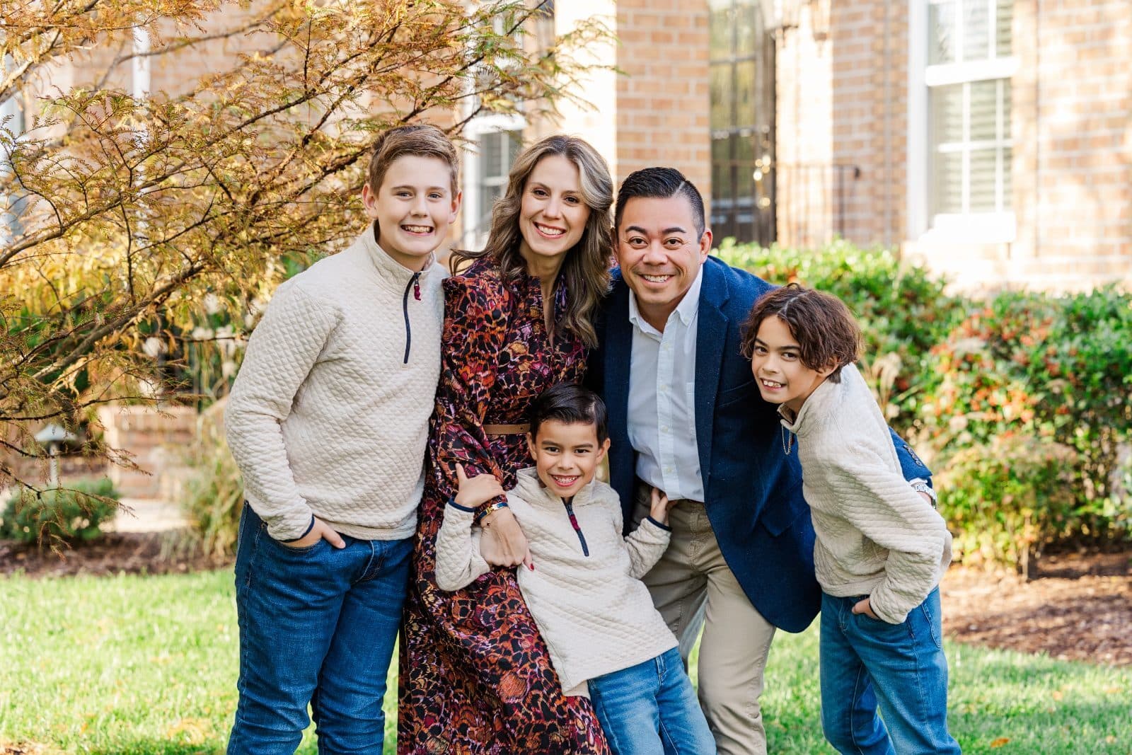 The Austria family together